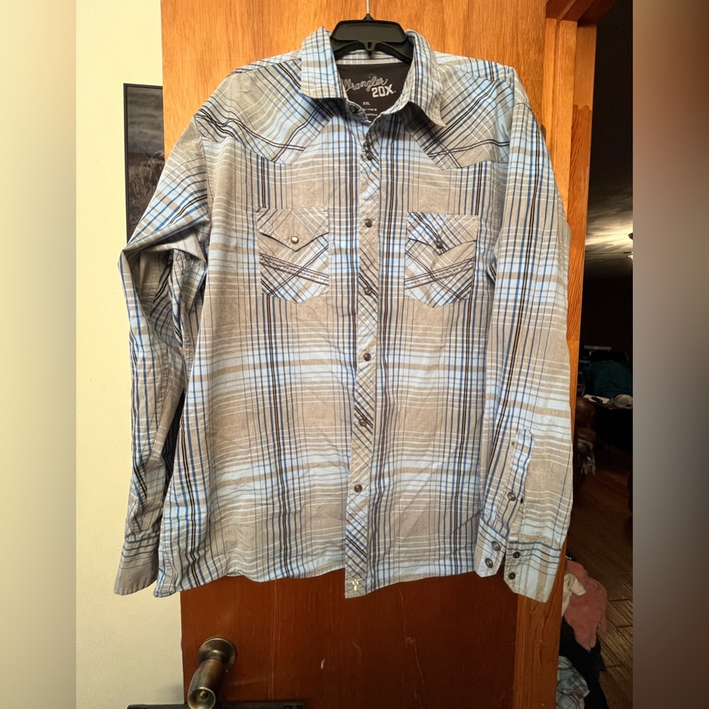 Wrangler 20x long sleeve button up